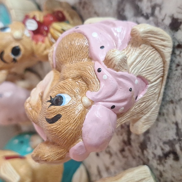 🐰 Pepi Ware set of 14 collectible rabbit figurines from the 70s - Picture 6 of 17